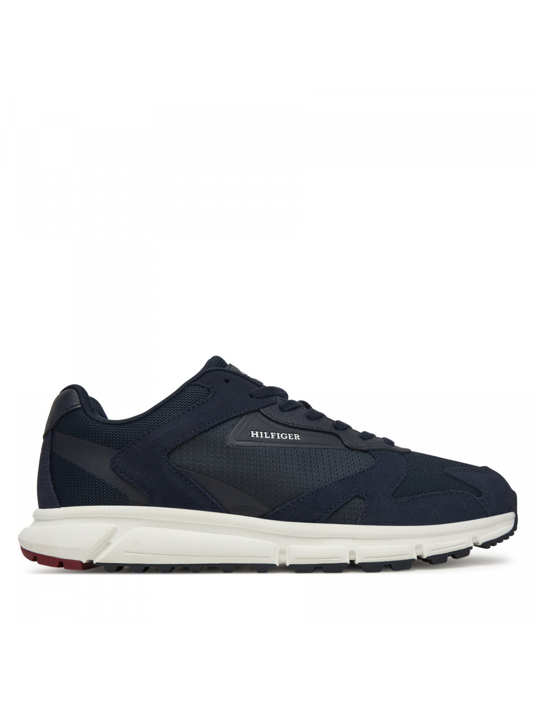 Sneakersy Tommy Hilfiger Outdoor Runner Mix FM0FM05574 Tmavomodrá